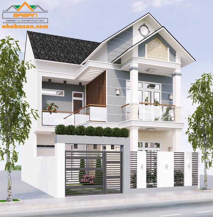 Thiết kế biệt thự vườn 2 tầng đẹp