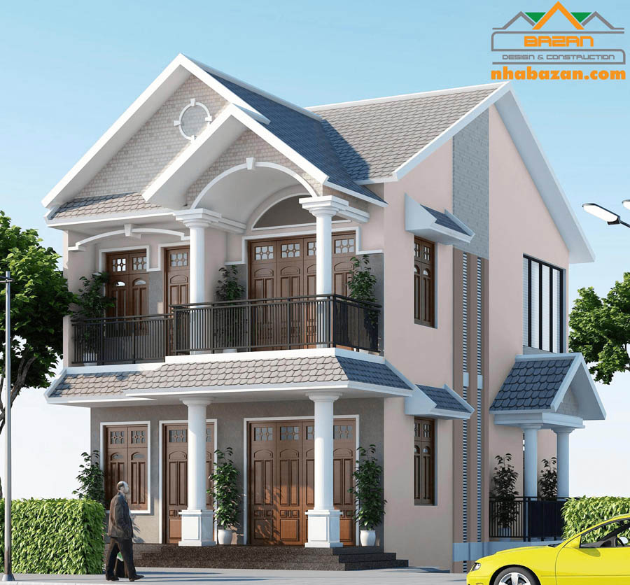 Thiết kế biệt thự vườn 2 tầng đẹp