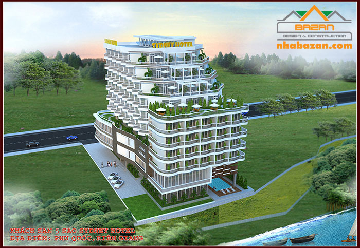 Thiết Kế Khách Sạn Đẹp Hiện Đại Sang Trọng