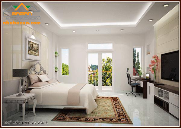 Thiết kế nhà phố 4 tầng đẹp 2017 Thiết kế nhà phố 4 tầng đẹp