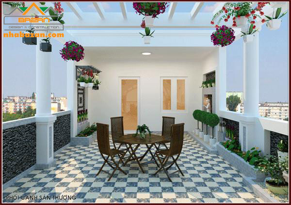 Thiết kế nhà phố 4 tầng đẹp 2017 Thiết kế nhà phố 4 tầng đẹp