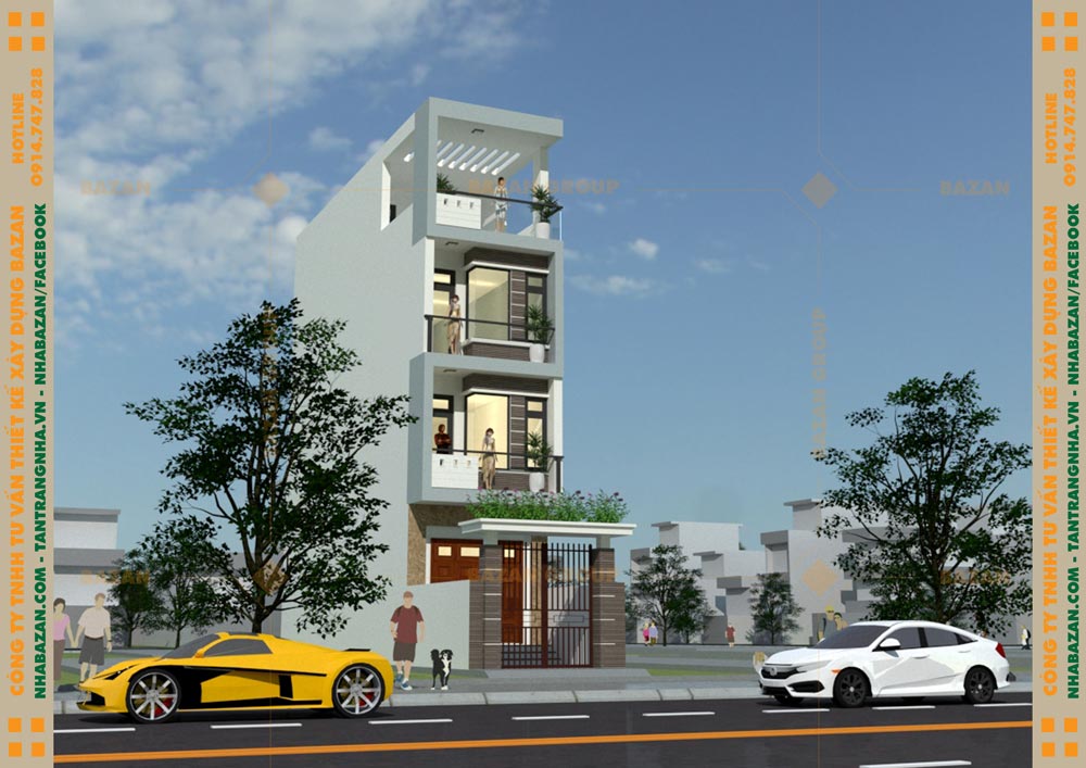 Công Trình Thiết Kế Nhà Phố 4 Tầng Hiện Đại Tại Vũng Tàu Mẫu Thiết Kế Nhà Phố 4 Tầng Hiện Đại Tại Vũng Tàu